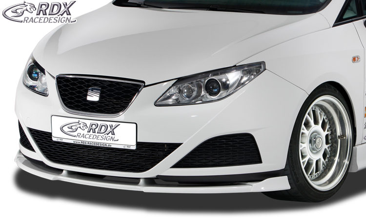 RDX Front Spoiler VARIO-X for SEAT Ibiza 6J, 6J SC & 6J ST -03/2012 (not FR, Cupra, Bocanegra) Front Lip Splitter