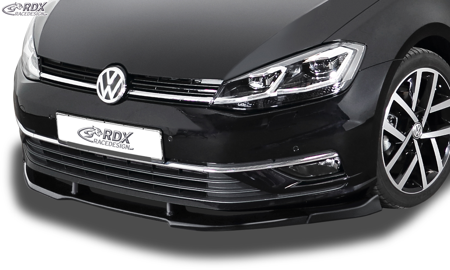 RDX Front Spoiler VARIO-X for VW Golf 7 Facelift 2017+ Front Lip Splitter