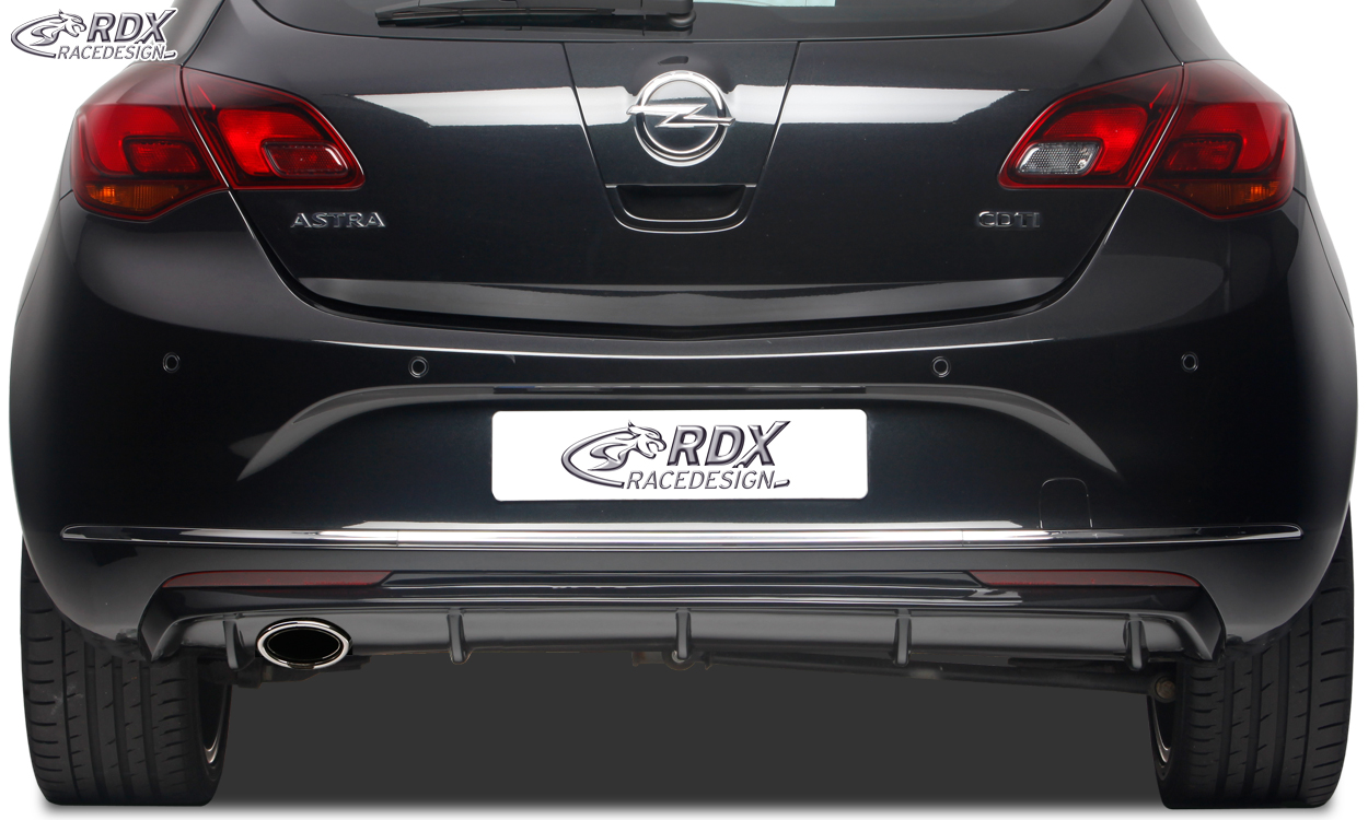 RDX rear bumper extension for OPEL Astra J Diffusor