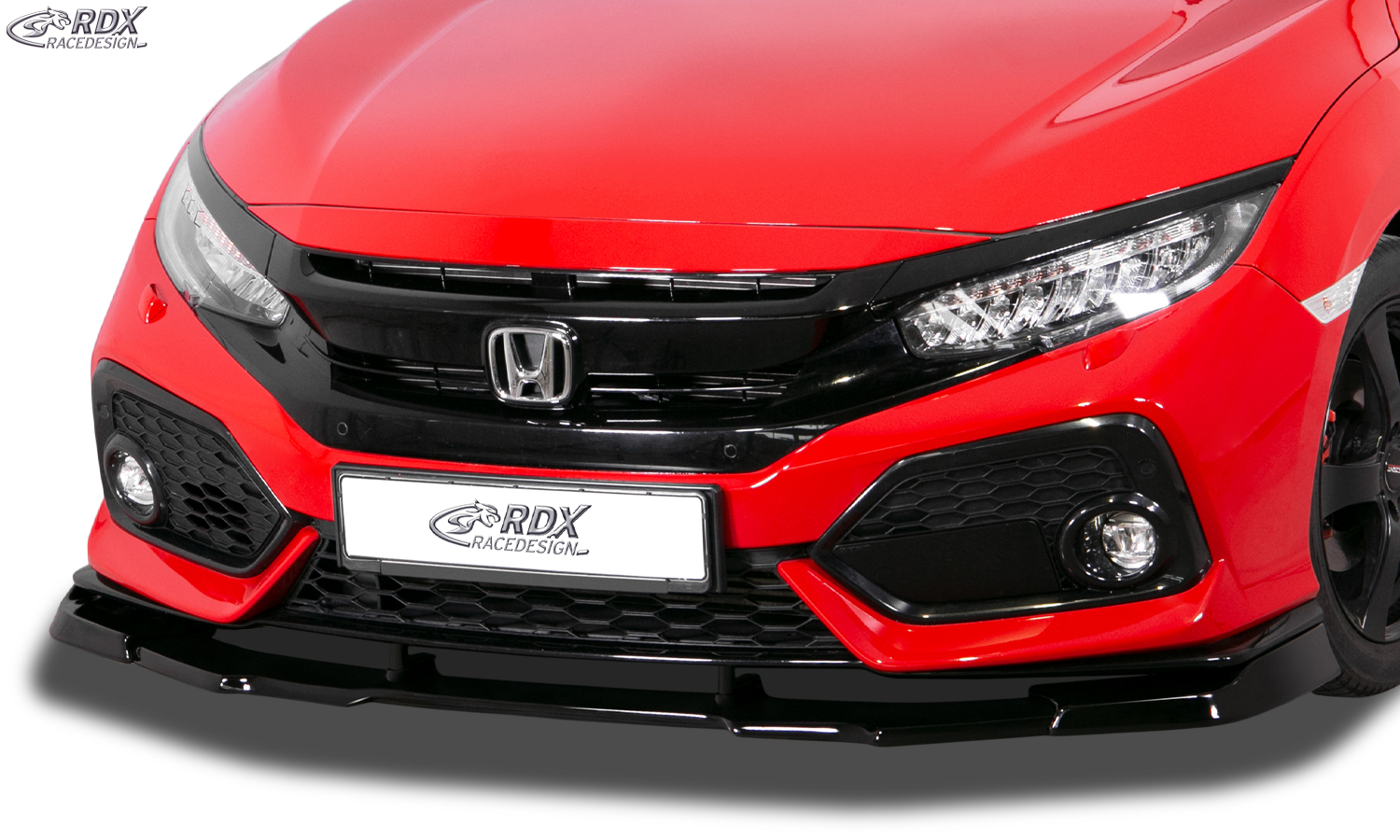 RDX Frontspoiler VARIO-X für HONDA Civic 2017+ Frontlippe Front Ansatz Vorne Spoilerlippe