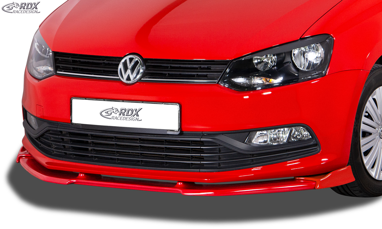RDX Front Spoiler VARIO-X for VW Polo 6C Front Lip Splitter