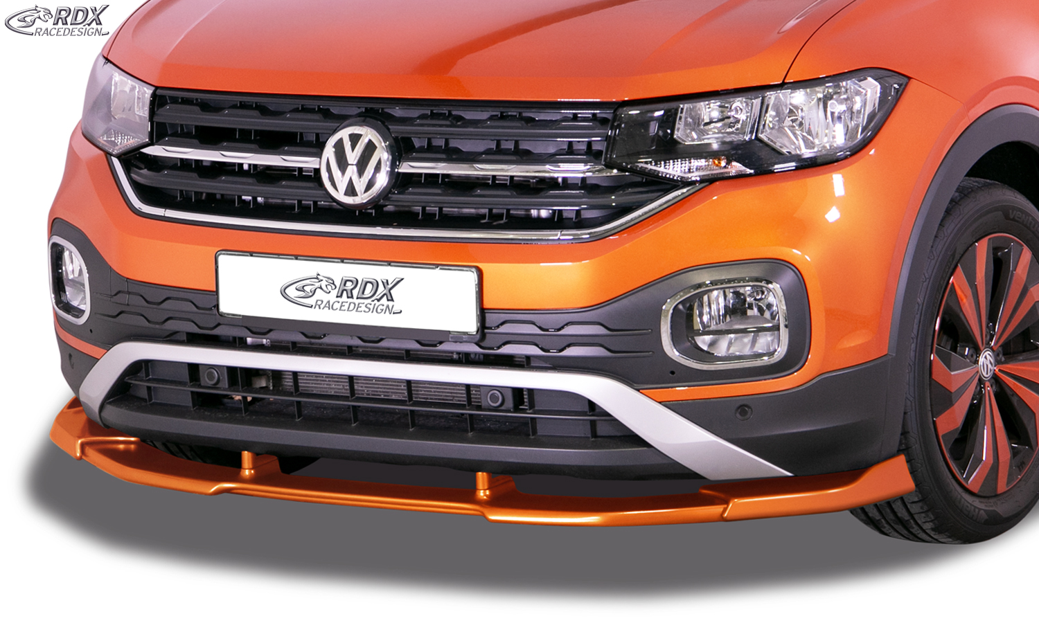 RDX Front Spoiler VARIO-X for VW T-Cross Front Lip Splitter