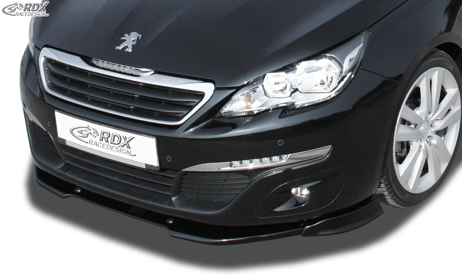 RDX Front Spoiler VARIO-X for PEUGEOT 308 (Typ L) 2013-2017 Front Lip Splitter