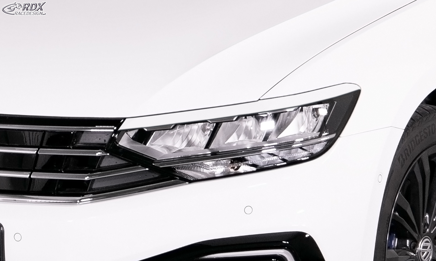 RDX Headlight covers for VW Passat 3G B8 (2014-2019 & 2019+) Light Brows