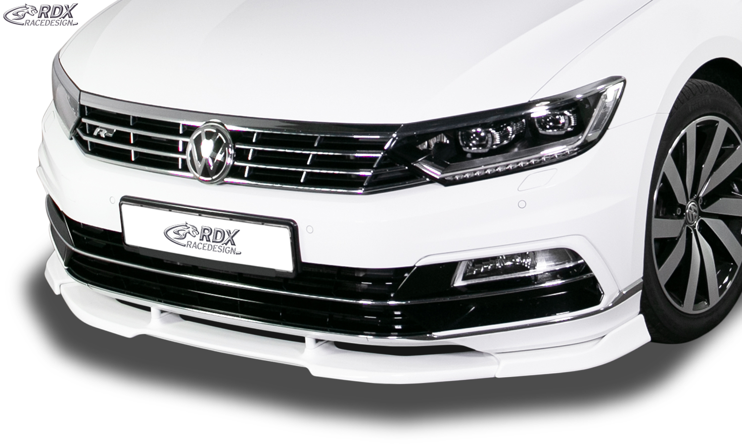 RDX Front Spoiler VARIO-X for VW Passat 3G B8 R-Line (-2019) Front Lip Splitter