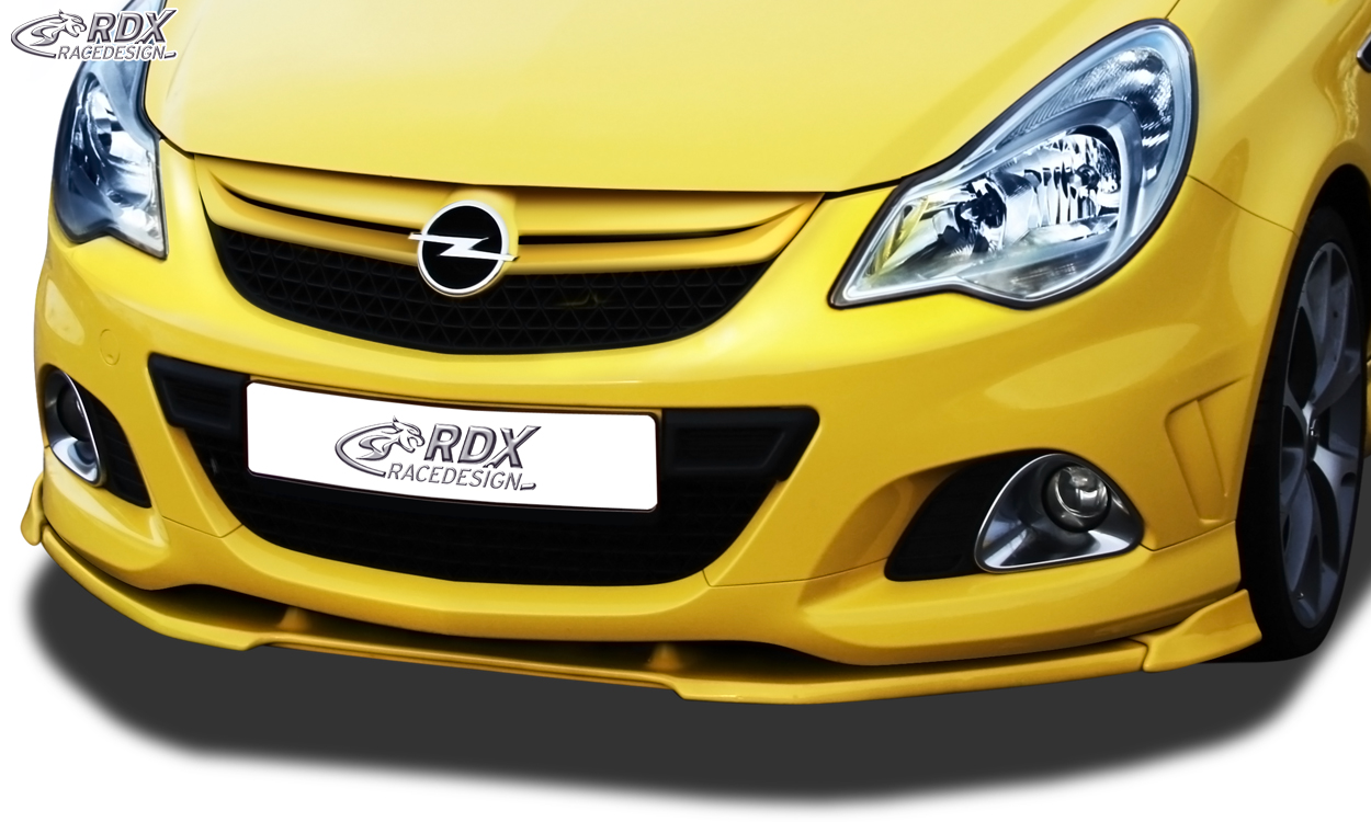 RDX Front Spoiler VARIO-X for OPEL Corsa D Facelift OPC 2010+ (Fit for OPC and Cars with OPC Frontbumper) Front Lip Splitter