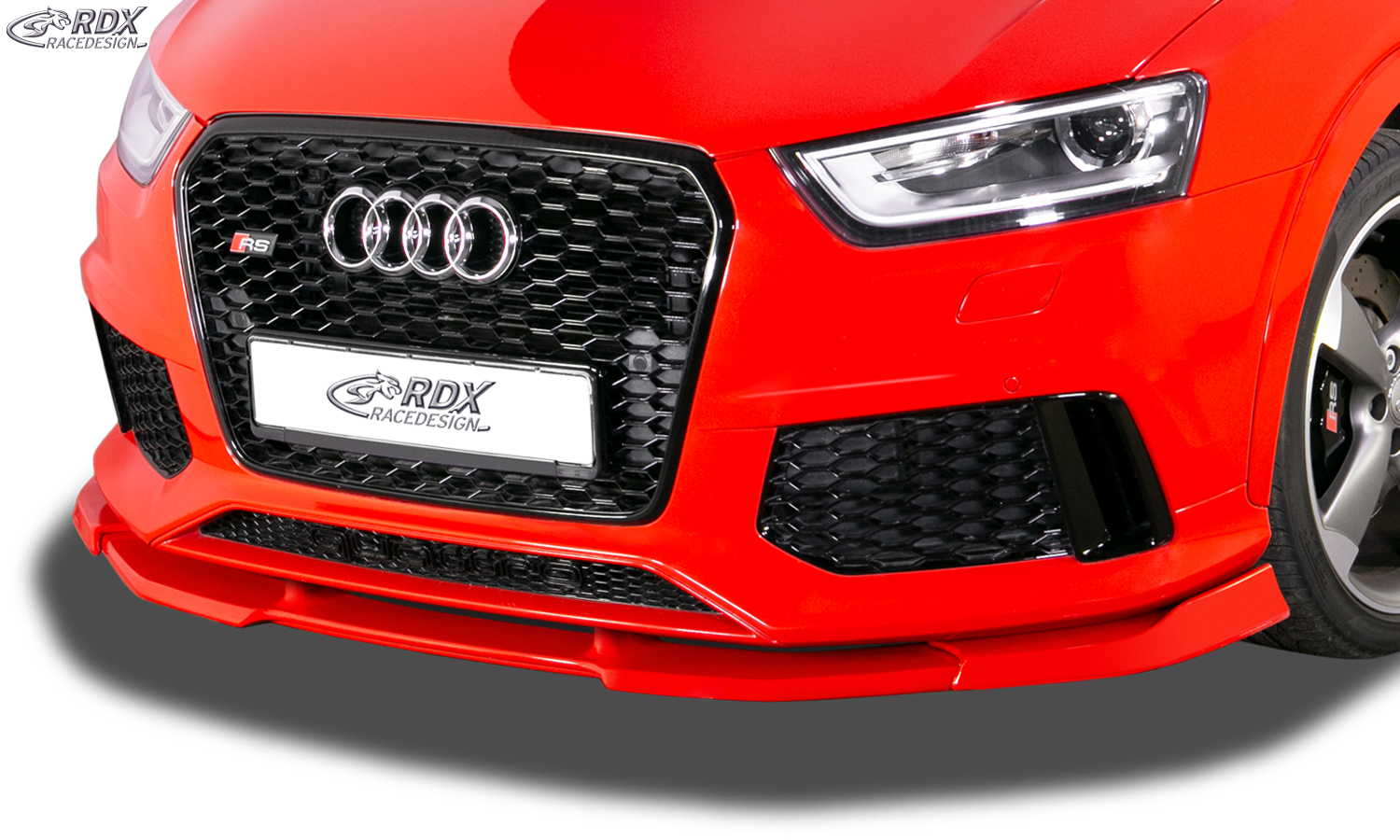 RDX Front Spoiler VARIO-X for AUDI RS Q3 8U (2013-2018) Front Lip Splitter