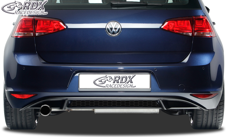 RDX Heckansatz für VW Golf 7 "GTI-Look" Heckeinsatz Heckblende Diffusor