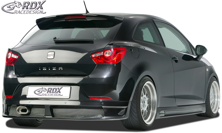 RDX rear bumper extension for SEAT Ibiza 6J SC (2/3-doors, -03/2012)