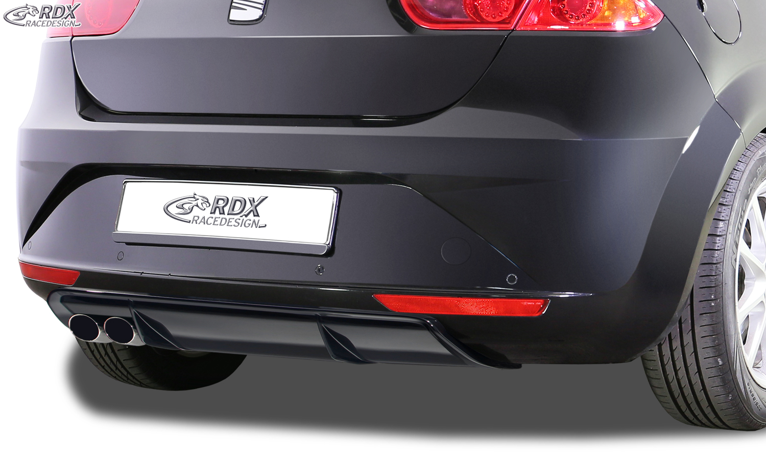 RDX rear bumper extension for SEAT Leon 1P (2009+) Diffusor