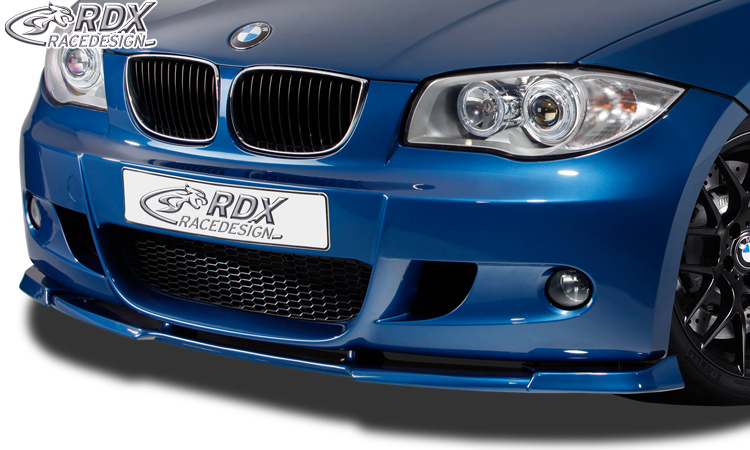 RDX Front Spoiler VARIO-X for BMW 1series E81 / E87 (M-package and M-Technic Frontbumper) Front Lip Splitter
