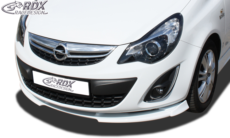 RDX Front Spoiler VARIO-X for OPEL Corsa D Facelift 2010+ Front Lip Splitter