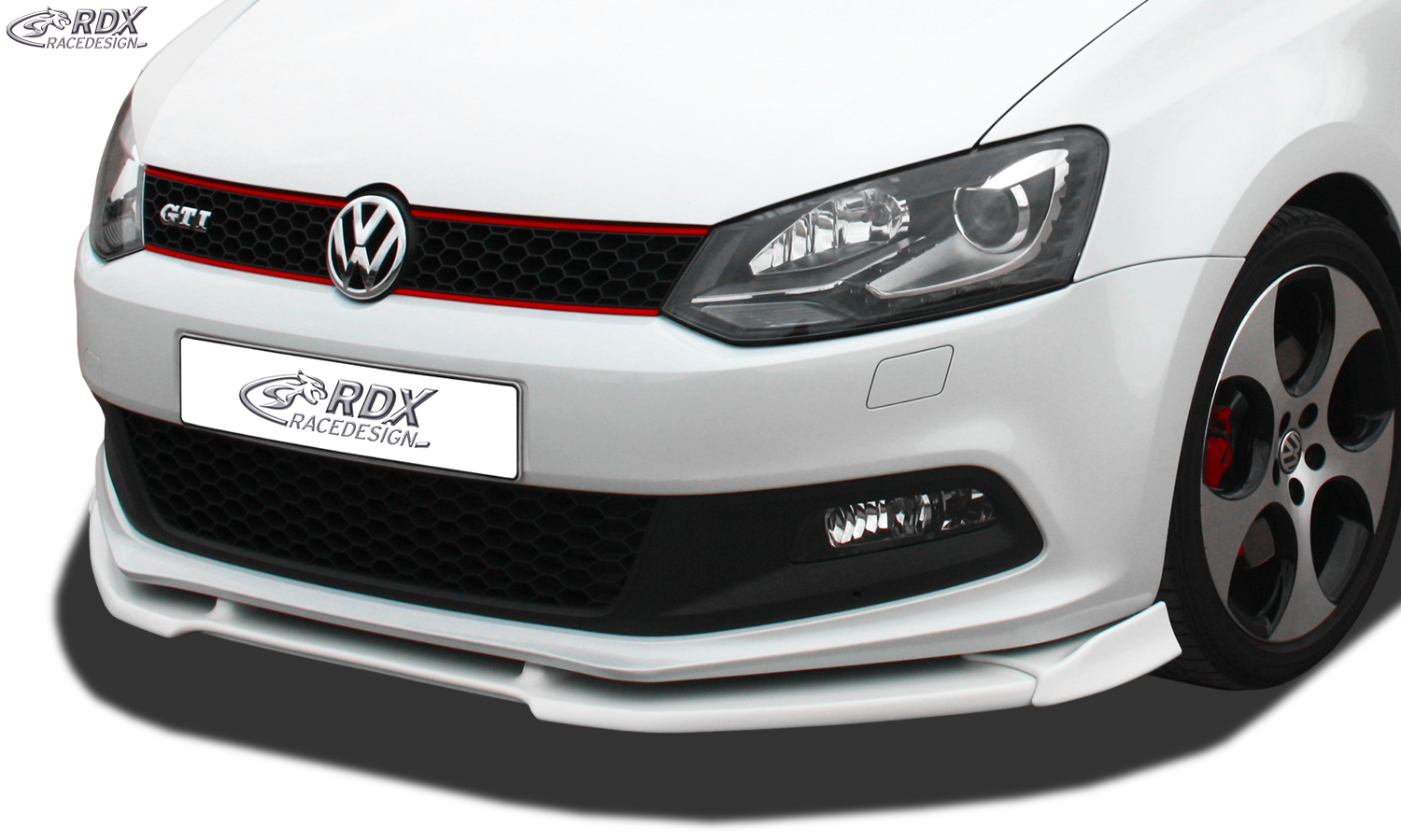 RDX Front Spoiler VARIO-X for VW Polo 6R GTI Front Lip Splitter
