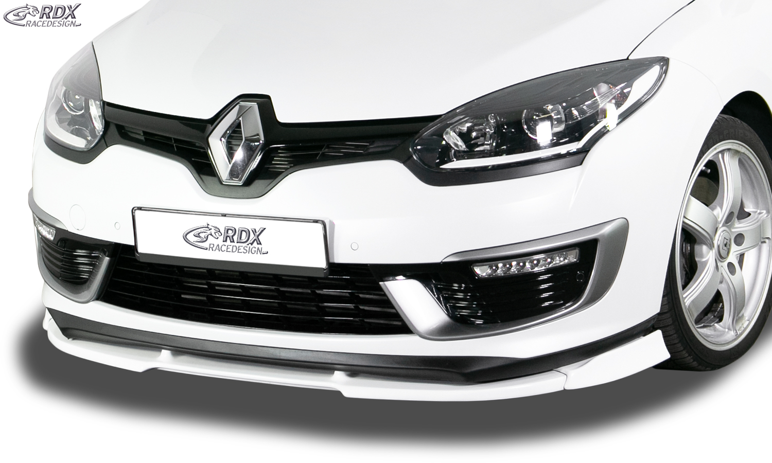 RDX Front Spoiler VARIO-X for RENAULT Megane 3 GT / GT-Line 2014+ Front Lip Splitter