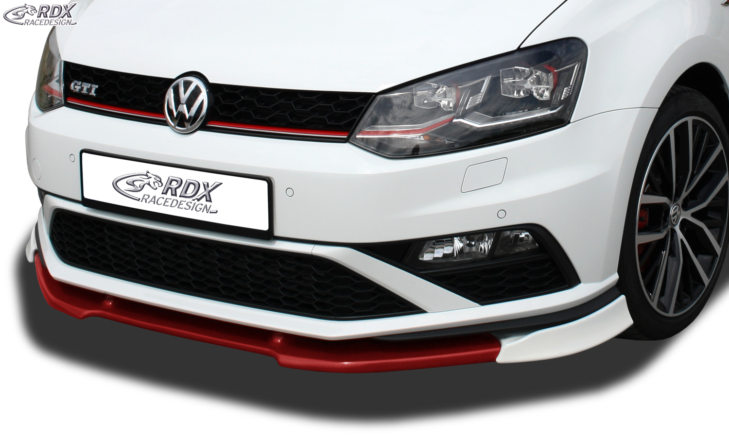 RDX Front Spoiler VARIO-X for VW Polo 6C GTI Front Lip Splitter