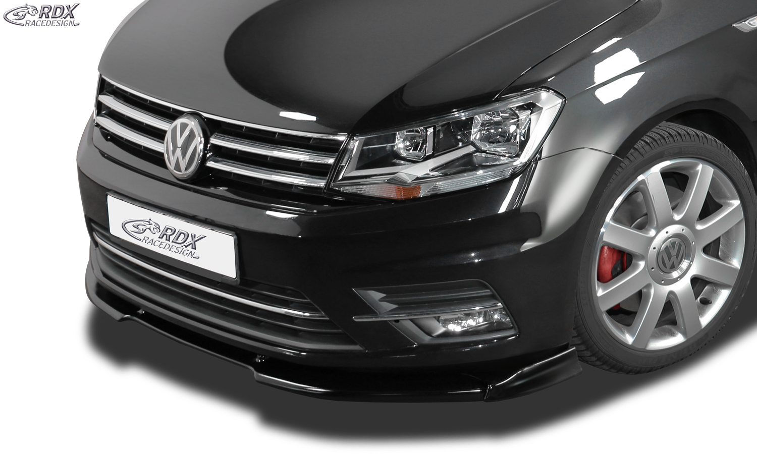 RDX Front Spoiler VARIO-X for VW Caddy 2K (2015-2020) Front Lip "V1" Splitter