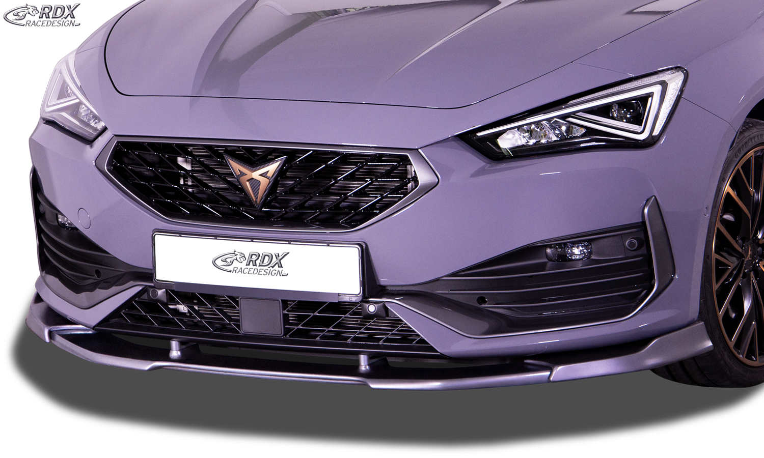 RDX Frontspoiler VARIO-X für CUPRA Leon (KL) 2020+ / SEAT Leon Cupra (KL) 2020+ Frontlippe Front Ansatz Vorne Spoilerlippe