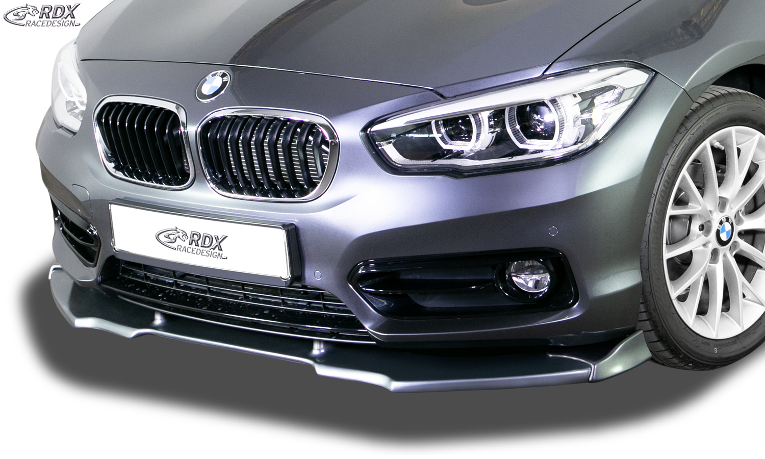 RDX Front Spoiler VARIO-X for BMW 1-series F20 / F21 2015+ (also for Sportline) Front Lip Splitter