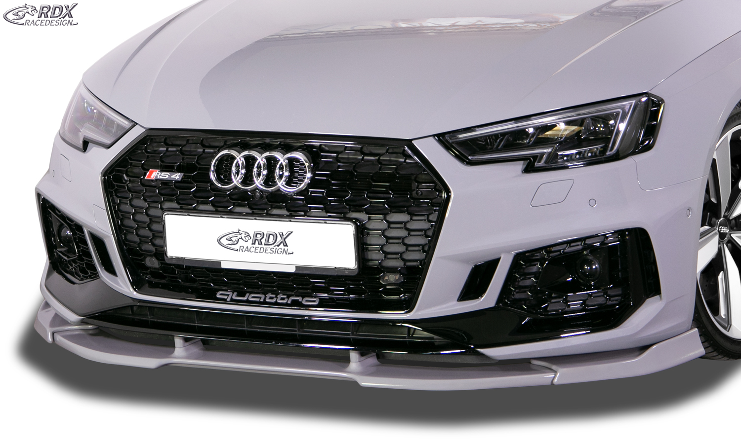 RDX Front Spoiler VARIO-X for AUDI RS4 B9 (-2020) Front Lip Splitter