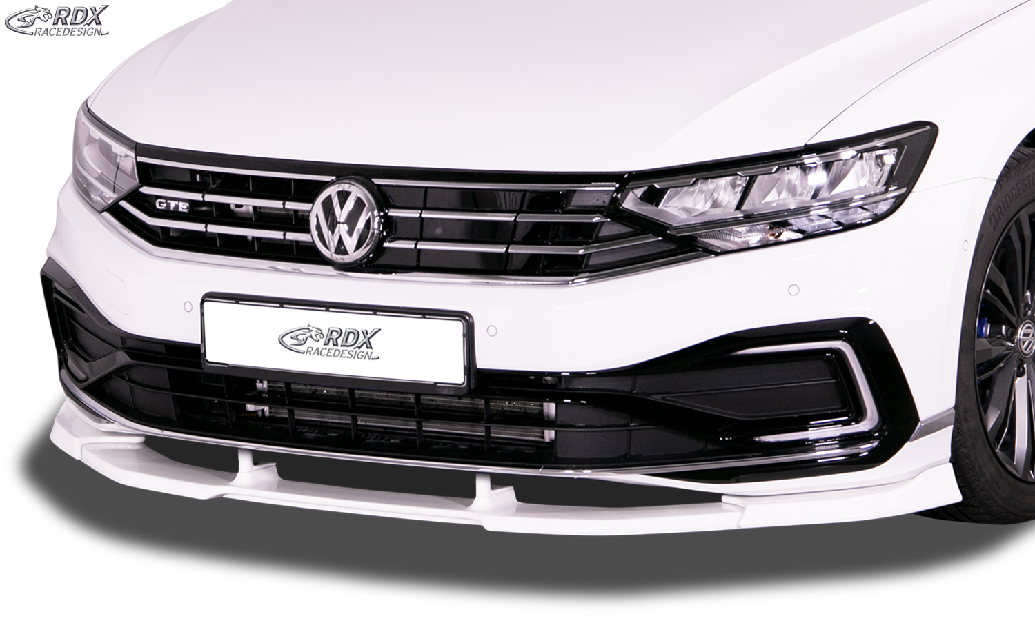 RDX Front Spoiler VARIO-X for VW Passat 3G B8 GTE & R-Line (2019+) Front Lip Splitter