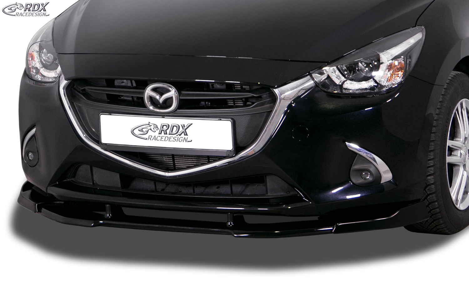 RDX Front Spoiler VARIO-X for MAZDA 2 (DJ) 2014-2020 Front Lip Splitter