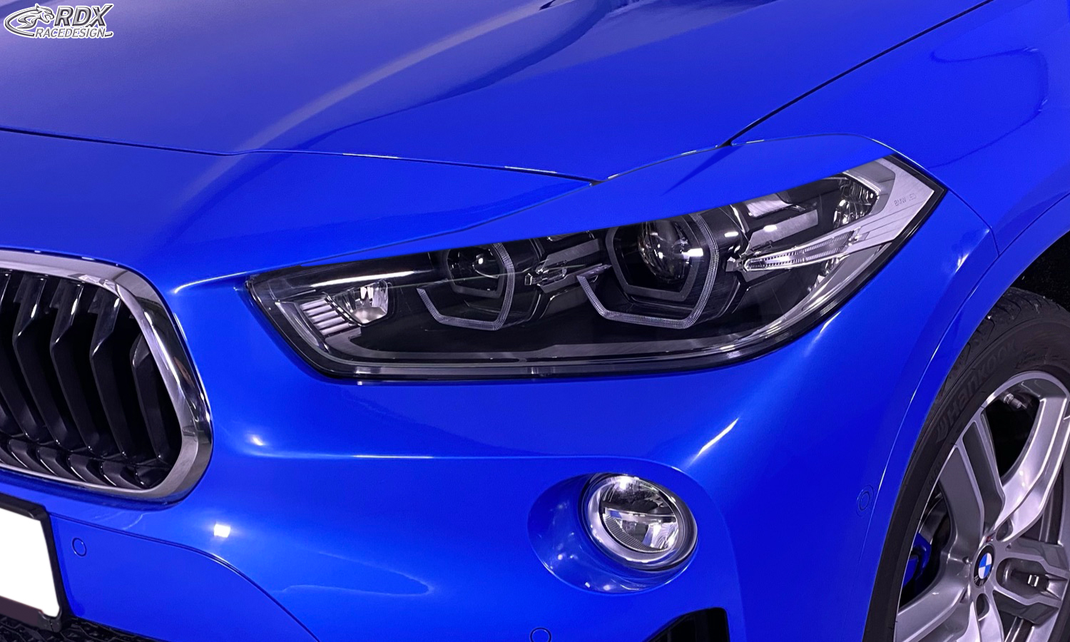 RDX Headlight covers for BMW X2 (F2X / F39 / 2017-2023) Light Brows