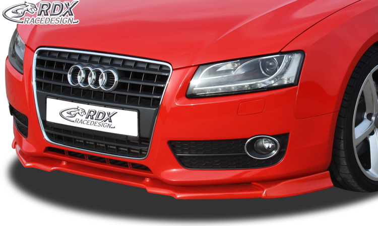 RDX Front Spoiler VARIO-X for AUDI A5 -2011 (Coupe + convertible + Sportback, Normal Frontbumper) Front Lip Splitter