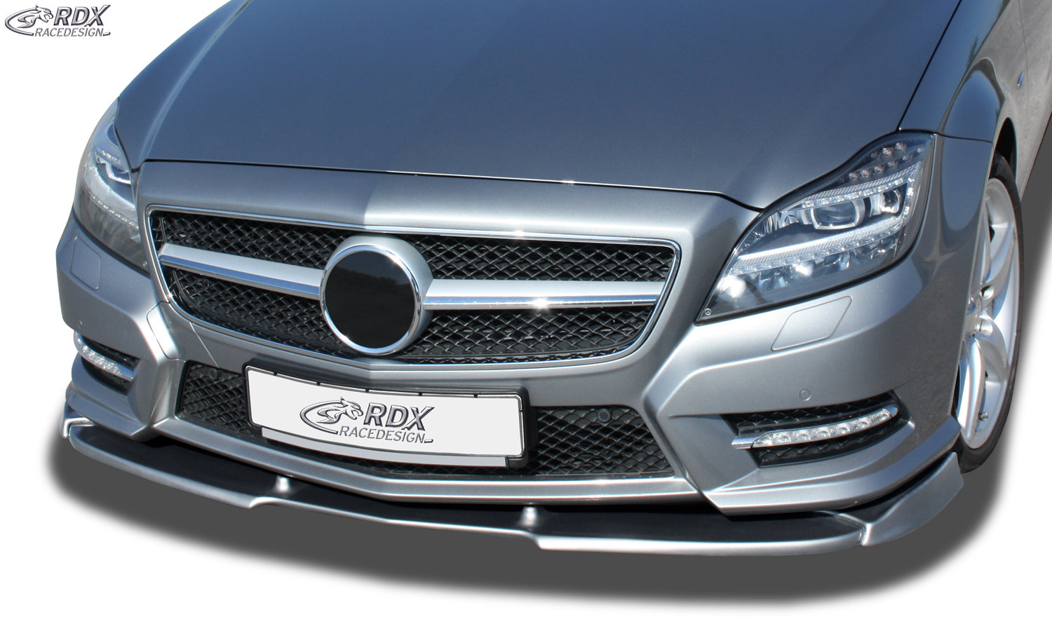 RDX Front Spoiler VARIO-X for MERCEDES CLS-class C218 -08/2014 for Cars with AMG-Styling Frontbumper) Front Lip Splitter