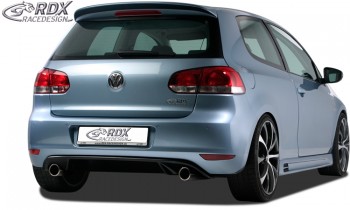 RDX Heckansatz für VW Golf 6 "GTI-Look" Heckeinsatz Heckblende Diffusor