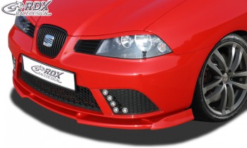 RDX Frontspoiler VARIO-X für SEAT Ibiza 6L FR / Facelift 2006+ (nicht Cupra) Frontlippe Front Ansatz Vorne Spoilerlippe