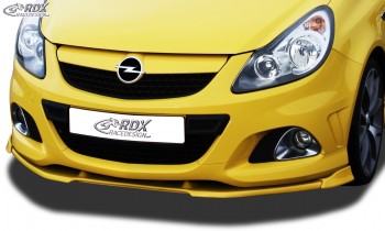 RDX Frontspoiler VARIO-X für OPEL Corsa D OPC -2010 (Passend an OPC bzw. Fahrzeuge mit OPC Frontstoßstange) Frontlippe Front Ansatz Vorne Spoilerlippe