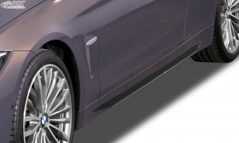 RDX Seitenschweller für BMW 4er F32 / F33 / F36 (-2017 & 2017+) "Slim" 