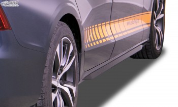 RDX Spoilerlippe für Volvo S60 V60 Frontspoiler Spoilerschwert Frontlippe Ansatz