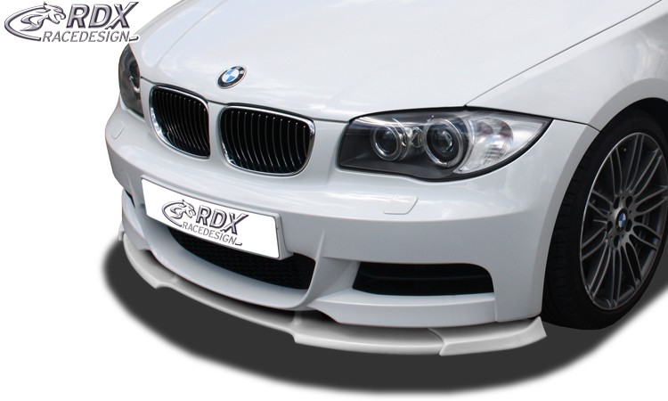 RDX Frontspoiler VARIO-X für BMW 1er E82 / E88 (M-Paket bzw. M-Technik Frontstoßstange) Frontlippe Front Ansatz Vorne Spoilerlippe
