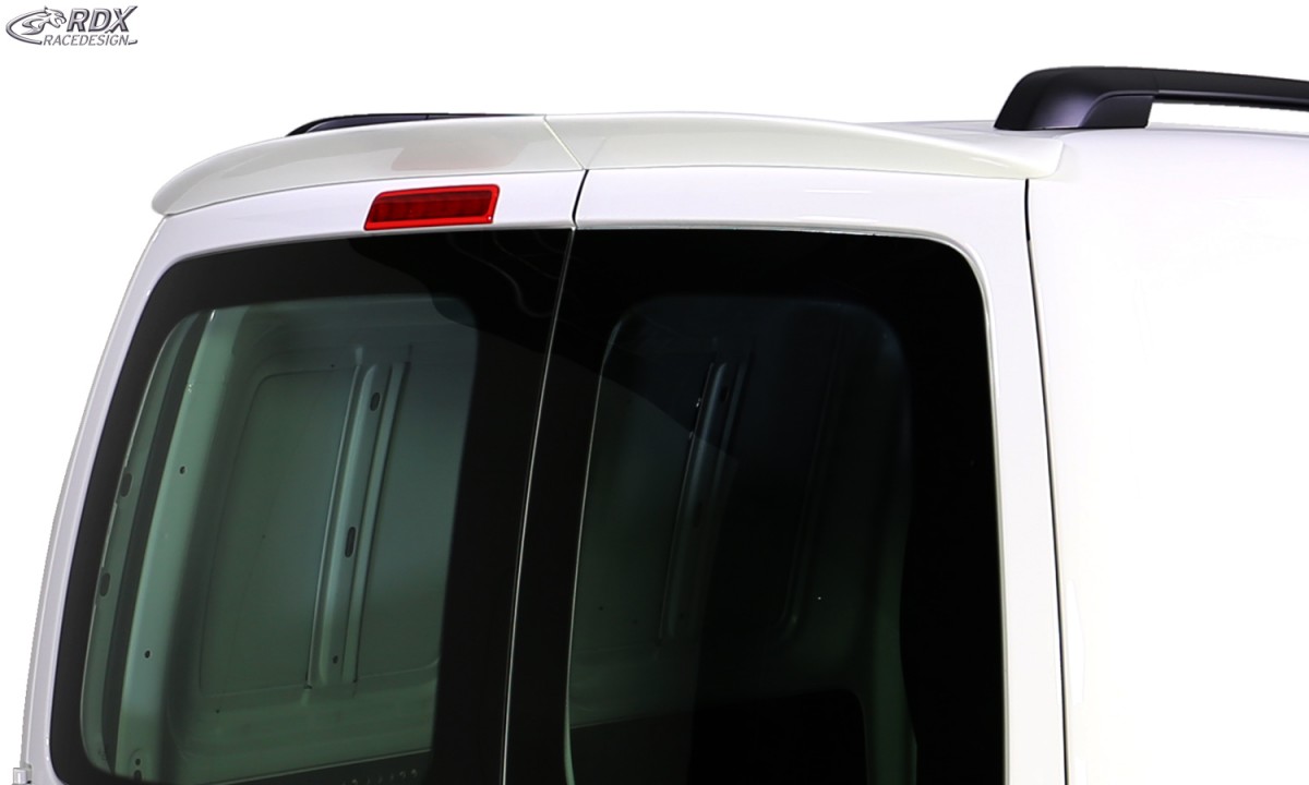 RDX Heckspoiler für VW Caddy 2K 2KN mit geteilter Heckklappe Flügeltüren Dachspoiler Spoiler Flügeltürer