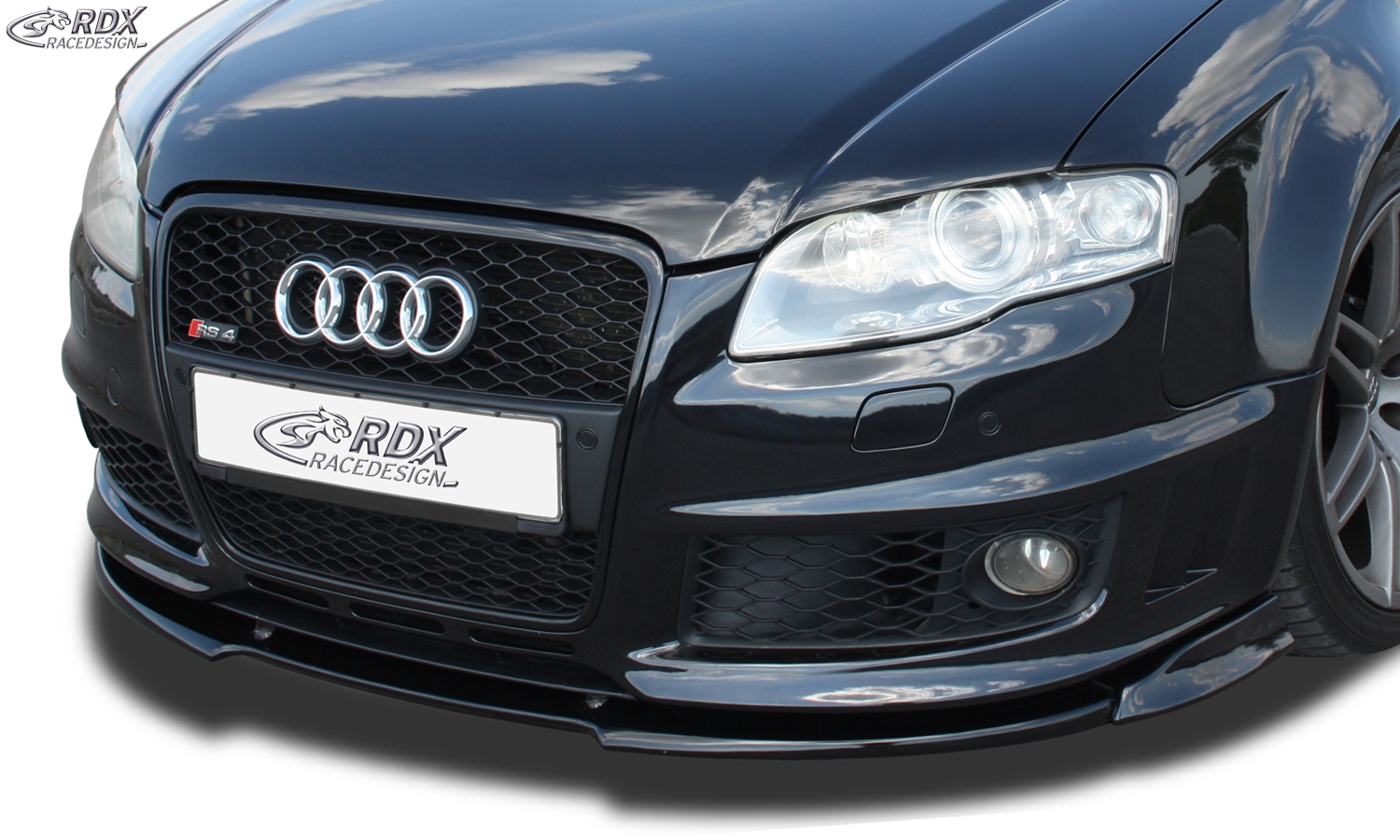 RDX Frontspoiler VARIO-X für AUDI RS4 B7 Frontlippe Front Ansatz Vorne Spoilerlippe