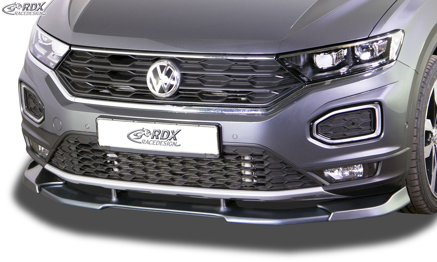RDX Frontspoiler VARIO-X für VW T-Roc Frontlippe Front Ansatz Vorne Spoilerlippe