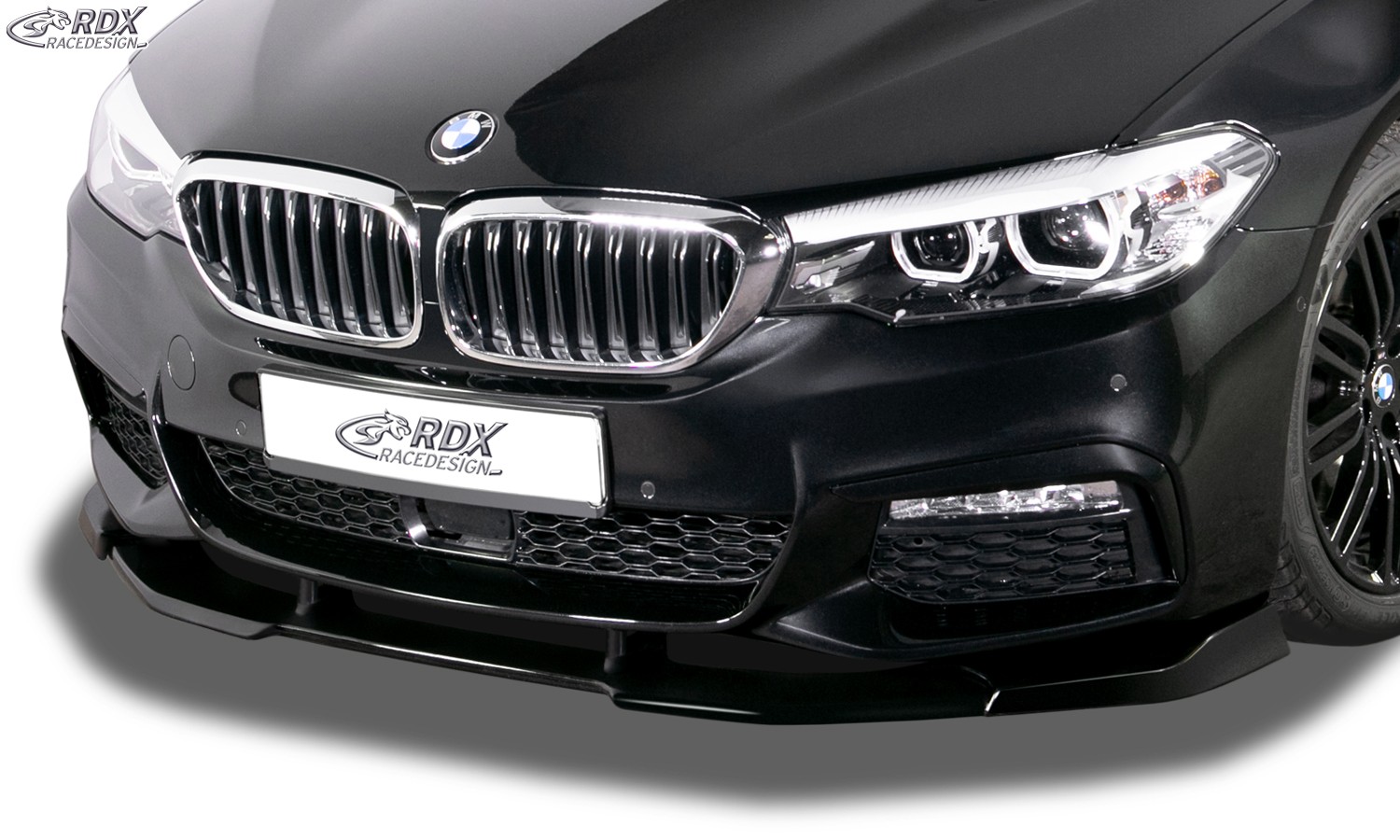 RDX Frontspoiler VARIO-X für BMW 5er G30, G31, G38 für M-Sport/M-Paket Frontlippe Front Ansatz Vorne Spoilerlippe