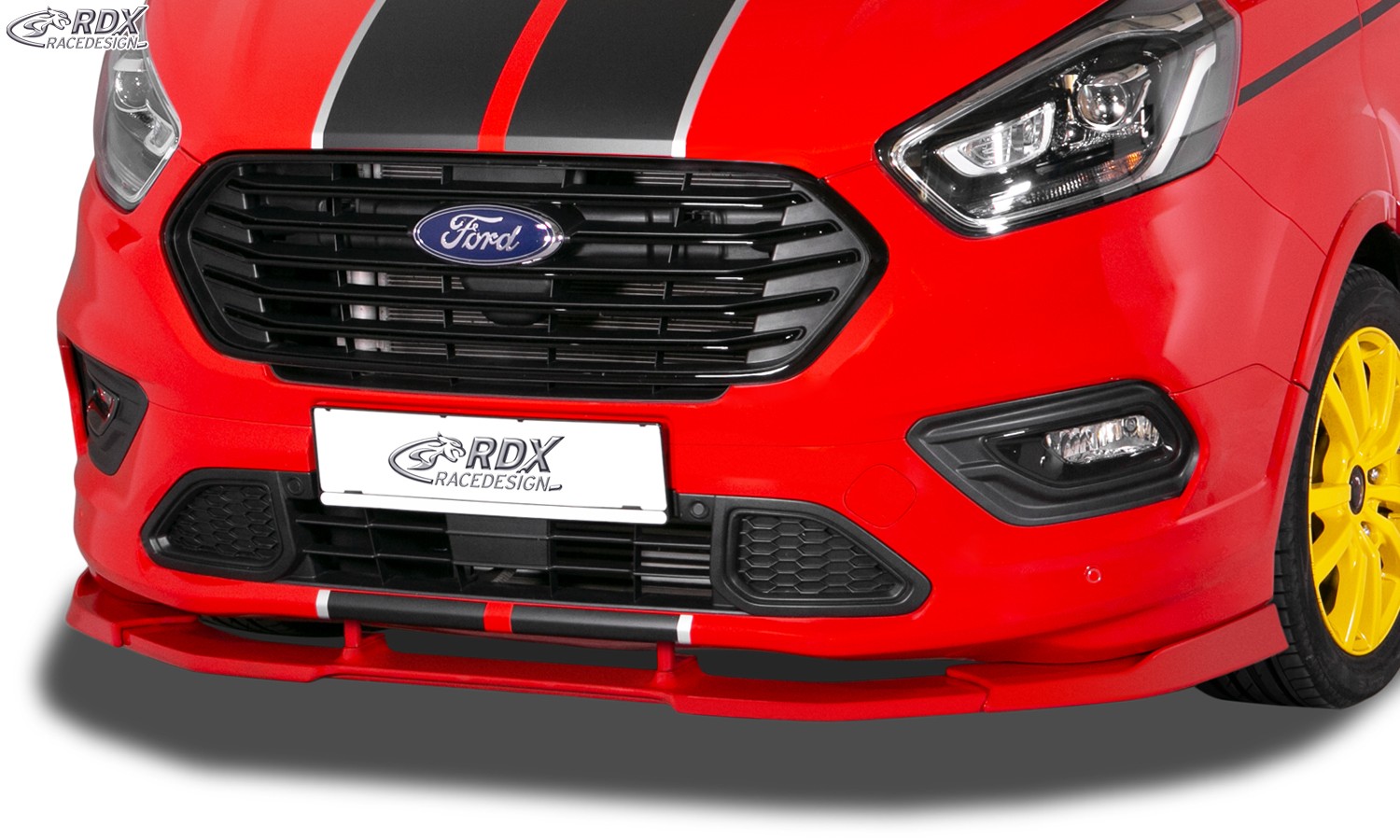 RDX Racedesign RDFAVX30892 Front Spoiler Vario-X Ford Transit Custom & Tourneo Custom ST-Line 2018- PU 