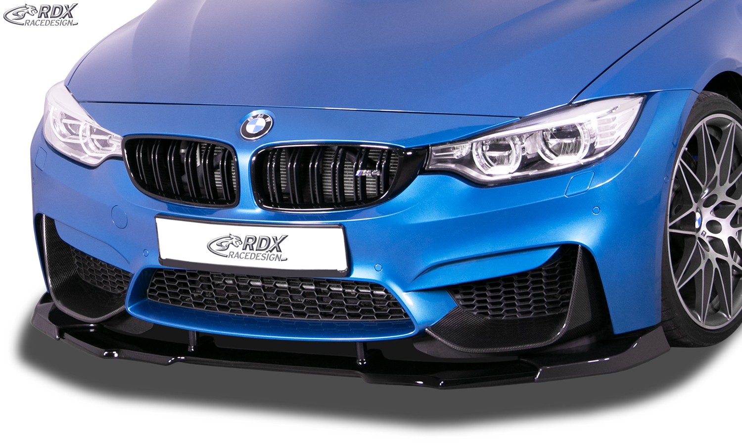 RDX Frontspoiler VARIO-X für BMW M4 F82 / F83 Frontlippe Front Ansatz Vorne Spoilerlippe