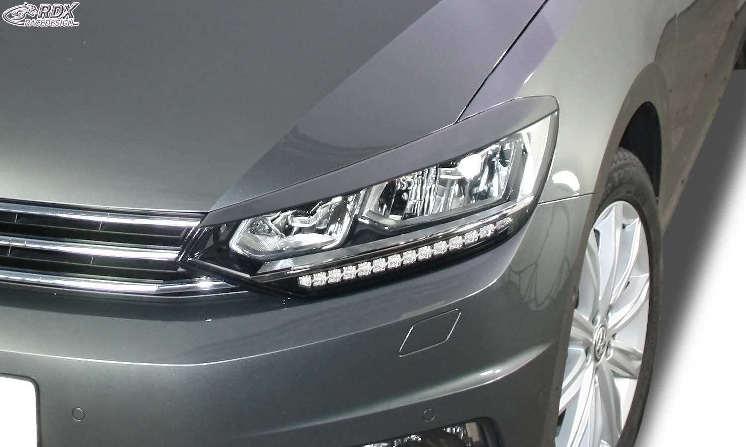 RDX Scheinwerferblenden für VW Touran 5T (2015+; nur für LED-Scheinwerfer) Böser Blick