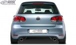 RDX Heckansatz für VW Golf 6 "GTI-Look" Heckeinsatz Heckblende Diffusor