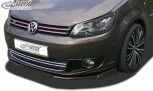 RDX Frontspoiler VARIO-X für VW Touran 1T Facelift (2010-2015) / Caddy 2K (2010-2015) Frontlippe Front Ansatz Vorne Spoilerlippe