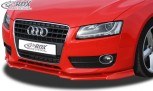 RDX Frontspoiler VARIO-X für AUDI A5 -2011 (Coupe + Cabrio + Sportback, Normale Frontstoßstange) Frontlippe Front Ansatz Vorne Spoilerlippe