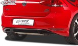 RDX Heckansatz für VW Golf 7 Heckeinsatz Heckblende Diffusor