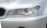 RDX Scheinwerferblenden für BMW E46 Coupe / Cabrio Facelift (2003+) Böser Blick