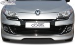 RDX Frontspoiler für RENAULT Megane 3 Limousine / Grandtour (2012+) Frontlippe Front Ansatz Spoilerlippe