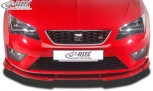 RDX Frontspoiler VARIO-X für SEAT Leon 5F FR + Cupra -2017 (auch SC und ST) Frontlippe Front Ansatz Vorne Spoilerlippe