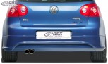 RDX Heckansatz für VW Golf 5 "R32 clean" mit Endrohrausfräsung links Heckschürze Heck