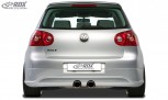 RDX Heckansatz für VW Golf 5 "R32 clean" mit Endrohrausfräsung für R32-Auspuff Heckschürze Heck